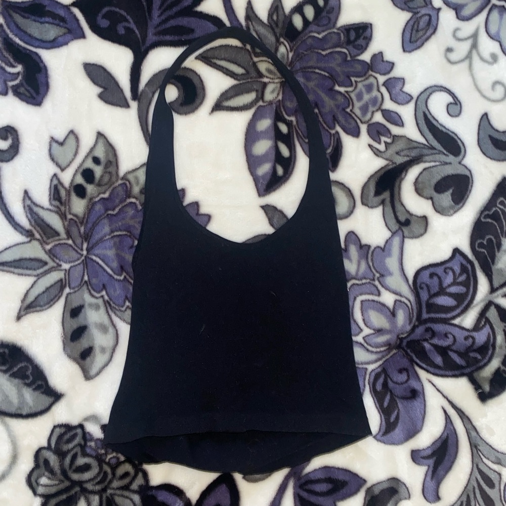 Black crop top